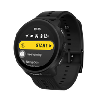 SUUNTO RUN All Black Silicone Strap Sportinis laikrodis