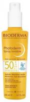 „Bioderma Photoderm Invisible“ purškiamas apsauginis kremas nuo saulės jautriai odai SPF 50+, 200 ml