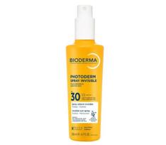 „Bioderma Photoderm“ purškiklis SPF30 200 ml nematomas apsaugos nuo saulės kremas