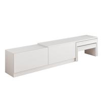 TV staliukas Kalune Design Nest, balta sp., 180 cm x 30 cm x 36 cm