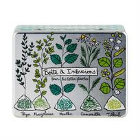 Derriere la porte  Boite a Tisanes (comp) Infusions pour les belles plantes