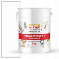 Latekso dažai super balti vidaus patalpoms, atsparūs dėmėms, 10 l