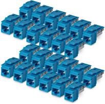 StarTech CAT6 Keystone jack 24-pack (C6KEY110BL24PK) | C6KEY110BL24PK | 0065030912808