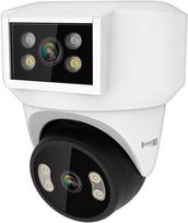 Kamera IP Kruger&Matz WIFI zewnętrzna Connect C180 2x  PTZ 360° 2K Tuya Smart Life Kolor Nocą Audio AI (KM2221) | KM2221 | 5901890137744