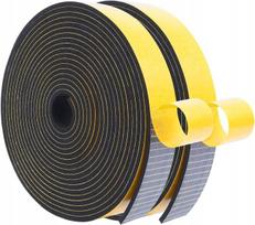 Lipni sandarinimo juosta durims langams 25x3mm blacktotal 2vnt 5m