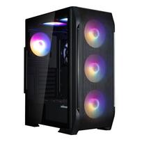 Zalman N7 PLUS V2,  ATX Mid Tower PC Case, 6  x 120mm RGB Fans, 1 x 120mm Fan, Black | T-MLX64267 | 8800263650699
