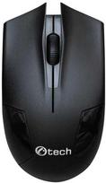 C-TECH pelė WLM-08, bezdrátová, 1200DPI, 3 tlačítka, USB nano receiver, juoda