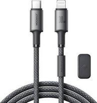Joyroom Type-C - Lightning Unlimited Series Cable A50 60W 480mb/s 1.2m with Magnetic Organizer / gray