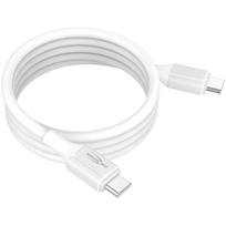 Ansmann silicone cable USB-C to USB-C (white, magnetic, 120cm)