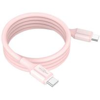 Ansmann silicone cable USB-C to USB-C (pink, magnetic, 120cm)
