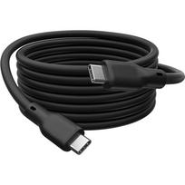 Digitus USB 3.2 Gen 2 silicone connection cable USB-C > USB-C (black, 0.5 meter, PD, charging with up to 100 watts)