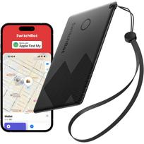 SwitchBot Smart Airtag Wallet Tracker Card Black