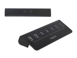 Delock USB 10Gbps hub with 3 USB Type-C? and 4 USB Type-A (black)