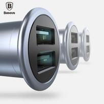 Automobiliniai įkrovikliai Baseus Universal UFO Dual U smart car charger 3.1A CCUFO-16 Chrome