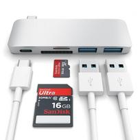 Adapteris Satechi Universal USB-C Passtrough Hub Space Gray