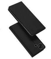 Knygos tipo dėklas dėklai Dux Ducis Xiaomi Poco C40 Flip Card Wallet Stand Black