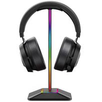 Sporto ir aktyvaus poilsio // Sporto prekės ir įranga // Stojak statyw na słuchawki new bee gamingowy podświetlenie rgb led hub usb
