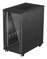 Lanberg FF01-6022-12B rack cabinet 22U Freestanding rack Black