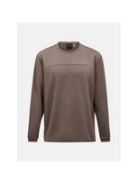 Bluza męska PEAK PERFORMANCE M Trail Polartec Power Grid Crew kolor brązowy - XL