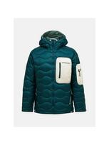 Kurtka puchowa męska PEAK PERFORMANCE M Helium Utility Down Hood Jacket kolor zielony - M
