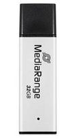MediaRange MR1900 USB flash drive 32GB USB Type-A 3.2 Gen 1 (3.1 Gen 1) Black, Silver