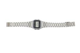 CASIO A158WA Vintage Unisex-Uhr Digital mit Edelstahlarmband, silber