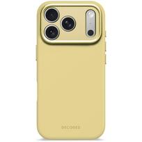 Decoded Silicone Backcover Apple iPhone 17 Pro Yuma Yellow mobile phone case 16 cm (6.3") Cover