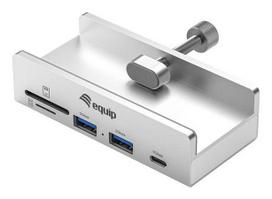 Equip 128968 interface hub USB 3.2 Gen 1 (3.1 Gen 1) Type-A 5000Mbit/s Aluminium