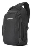 Manhattan Amsterdam Sling Backpack 13.3", Anti Theft, Black, Top Load Backpack, Carrier with Single Shoulder Strap for Notebooks and Tablets up to 13.3", Premium Padding, Front and Multiple Interior Pockets, Water-Resistant, Three Year Warranty