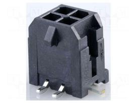 Connector: wire-board | socket | male | PIN: 4 | Micro-Fit 3.0 | 3mm | 2x2