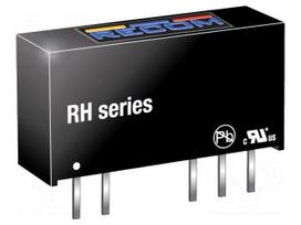 Converter: DC/DC | 1W | Uin: 4.5÷5.5VDC | Uout: 12VDC | Uout2: -12VDC