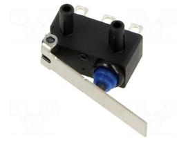 Microswitch SNAP ACTION | 0.1A/100VAC | 2A/12VDC | with lever | SPDT