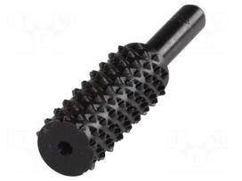 Rotary burr | Ø: 13.5mm | tool steel | cylindrical,rasp | wood