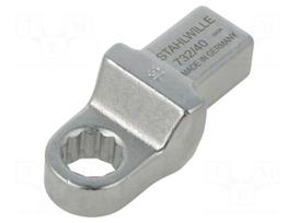 Wrench tip | torque,box | Spanner: 13mm | Socket size: 14x18mm