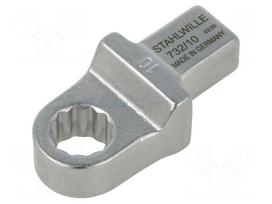 Wrench tip | torque,box | Spanner: 10mm | Socket size: 9x12mm