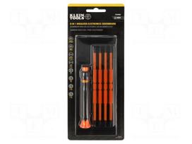 Screwdriver: insulated-set | precision | Phillips,slot,Torx®