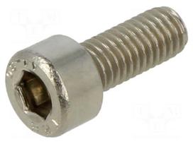 Screw | M5 | M5x12 | 0.8 | Head: cheese head | hex key | HEX 4mm | ISO 4762