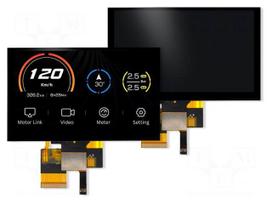 Display: TFT | 5" | 800x480 | Illumin: LED | 140.7x93.83mm | RGB | round