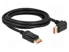 Cable | DisplayPort plug,DisplayPort plug 90° up/down | 3m | black
