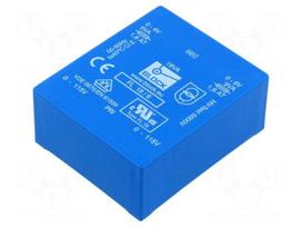 Transformer: encapsulated | 18VA | 115VACx2 | 6V | 6V | 1.5A | 1.5A | PCB