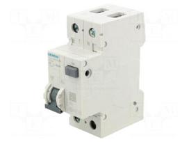 RCBO breaker | Inom: 6A | Ires: 30mA | Poles: 1+N | 230/400VAC | IP20