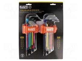 Wrench-set | hex key,spherical | long | 18pcs.