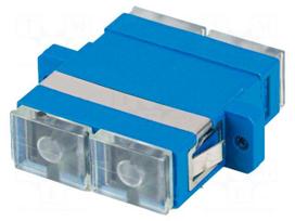 Adapter | SC/UPC,both sides | 9/125um | blue | -40÷85°C