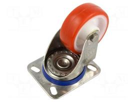 Transport wheel | Ø: 80mm | W: 30mm | H: 107mm | torsional | 122kg | RE.FF