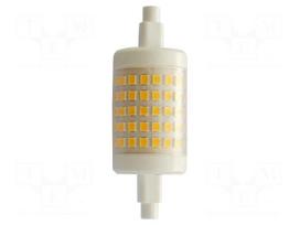 LED lamp | R7S | white warm | 220÷240VAC | 700lm | P: 7W | 360° | 3000K