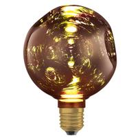 LED Bulb E27, 3.5W, 300Lm, 2700K, 100°, DECOR LED LAMP IN ELECTRO GLASS