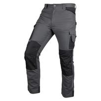 Spodnie robocze Mix&Match, Canvas, wzmocnienia z Cordury, szaro-czarne, rozmiar XL