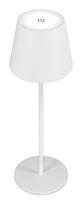 RealPower LED-Tischlampe dimmbar kalt/warm mit Akku,weiss