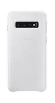 Nugarėlės dėklai Samsung  Galaxy S10 Leather cover White