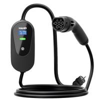 Akumuliatoriai ir baterijos // EV charging devices // Ładowarka samochodowa mobilna regulowana type 2; 3.5 kw; 220v; 16a; ip55; dł przewodu 5m